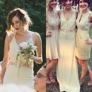 Beautiful long cream dress