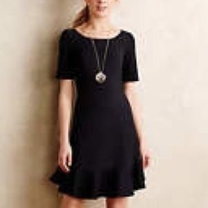 Anthropologie Marcelline Flounced Sheath Dress