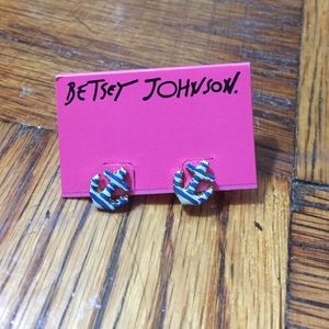 Betsy Johnson Anchor Earrings - Brand new!