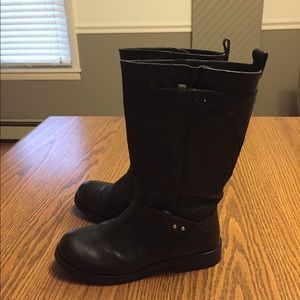 Coach Leather Signature Virginia Biker Boot