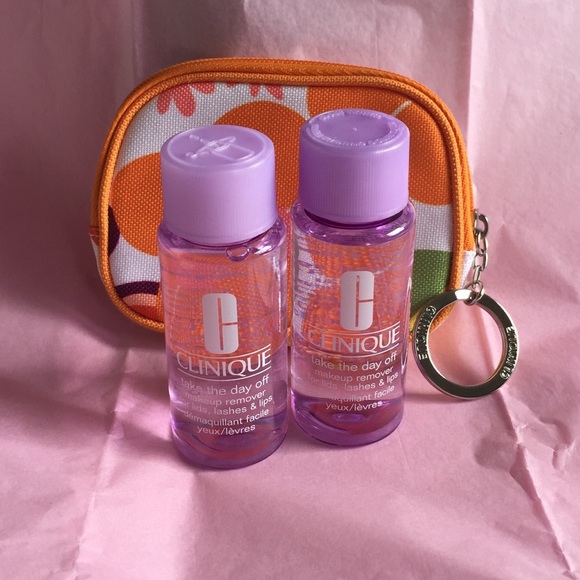 2- Travel size Clinique "Take the Day Off" +pouch
