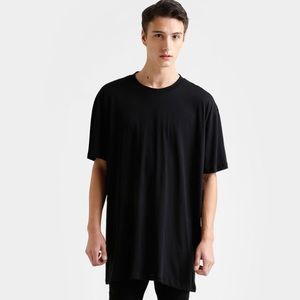 Odeur oversized asymmetrical layered t-shirt