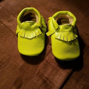 Lime Green Moccs