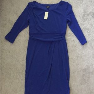 Classic Ann Taylor Dress (indigo)
