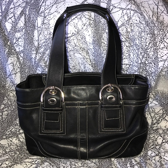 COACH F10911 SOHO SATCHEL LEATHER HANDBAG