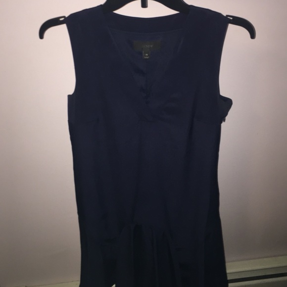 J.Crew Navy Blue Sleeveless Dress
