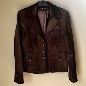 Juliana Chocolate Brown Corduroy Jacket