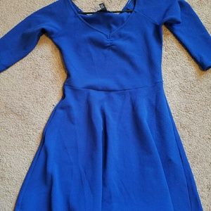 Blue Skater Dress