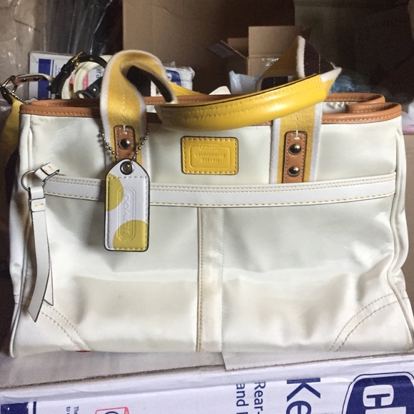 Authentic used coach tote
