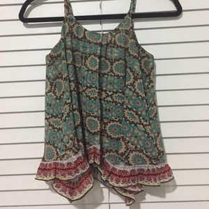 Silk patterned blouse