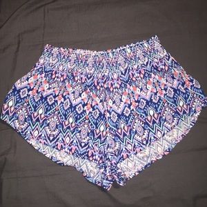 Pastel Tribal Print Shorts