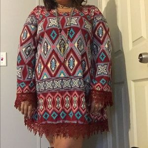 Tribal dress plus