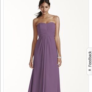 David's Bridal Bridesmaid Dress