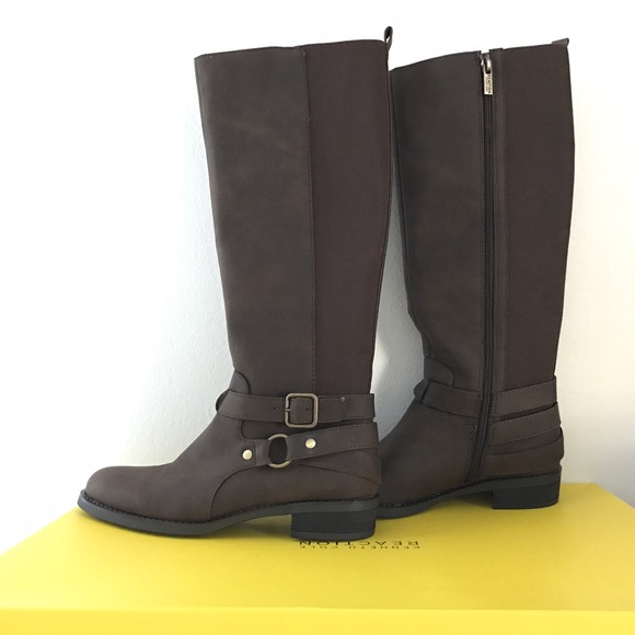 Kenneth Cole REACTION brown riding boots NEW