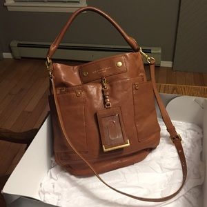 Marc by Marc Jacobs Preppy Hobo Leather Handbag
