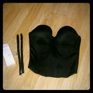 Victoria's Secret Low back bustier/Corset top 34D