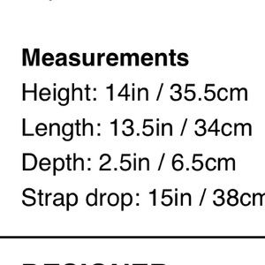 Additional pics/ measurements of Marc Jacobs purse