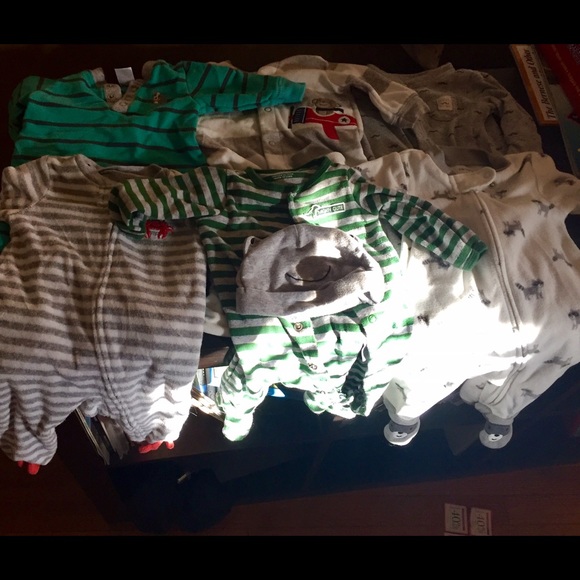Carter's 3 mo Pajama/Footie Bundle