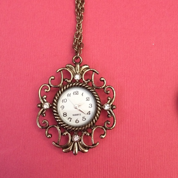 Bundle three gold long necklaces - Picture 3 of 4