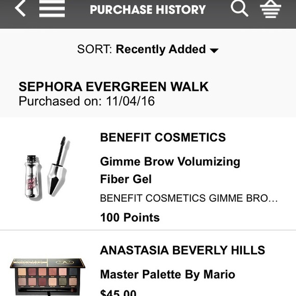 Here's proof i bought the ABH Palette by Mario
