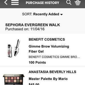 Here's proof i bought the ABH Palette by Mario