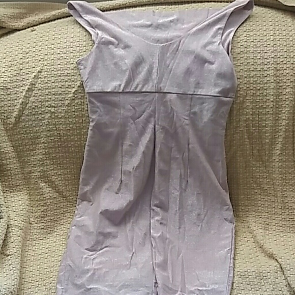 Forever 21 Pink sparkley drapeneck dress - Picture 4 of 4