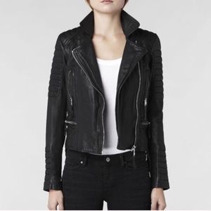 All Saints "Pitch" leather jacket FINAL MARKDOWN
