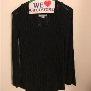 Nastygal black netted sweater
