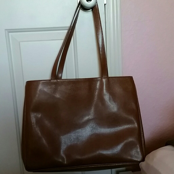 SALE Reptilian Embossed Italian Leather Desmo Bag - Picture 4 of 4