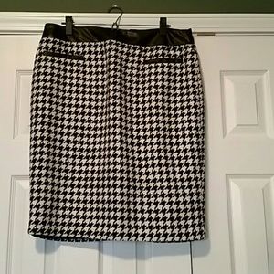 Cynthia Rowley Houndstooth Skirt