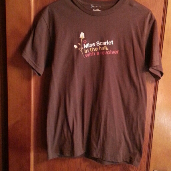 Threadless men's Clue themed t-shirt, size medium