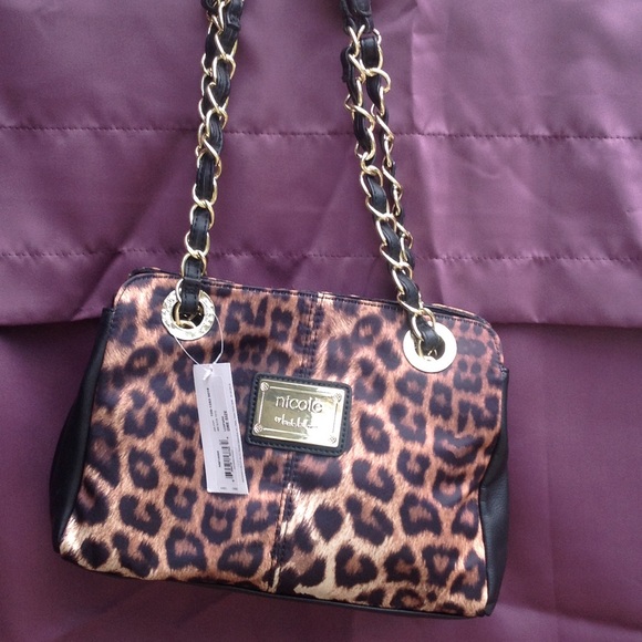 Leopard purse Nicole Miller