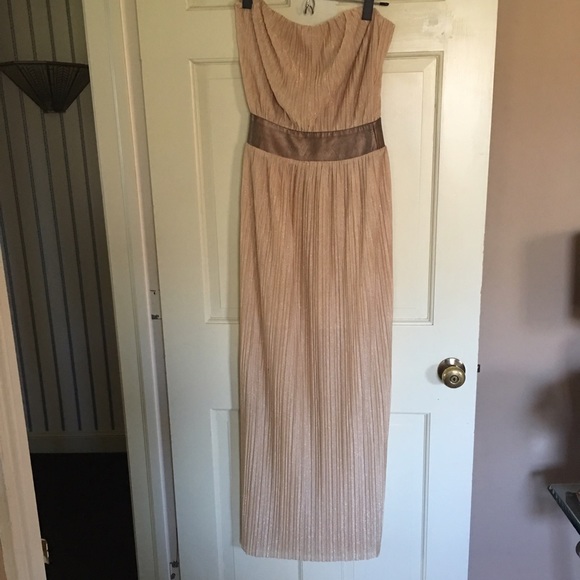 Gold maxi dress