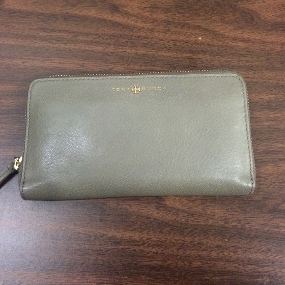 Tory Burch grey wallet
