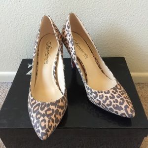 Leopard print heels