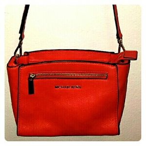 Orange Michael Kors Crossbody