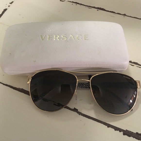Versace sunglasses and case