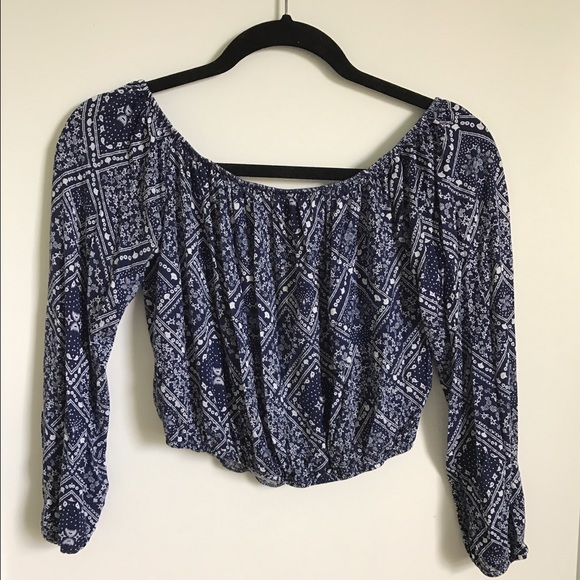 Off Sholder Boho Top