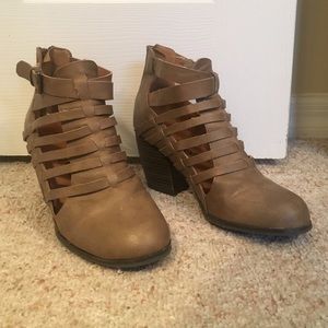 Beige Booties