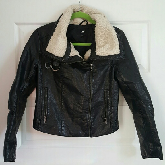 Women's Pleather Bomber Jacket