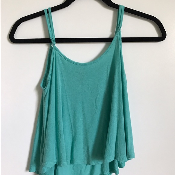 Turquoise Crop Top