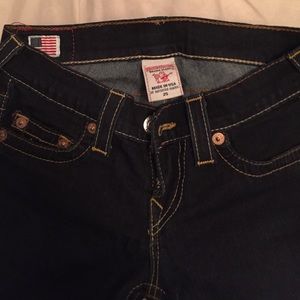 True Religion Dark Blue Skinny Jeans!