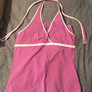 Moda tie around the neck tank top