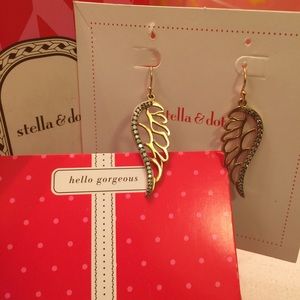 Stella & Dot Bellissimo Angelo RARE EARRINGS