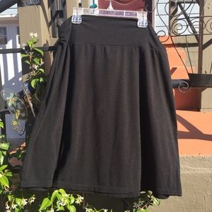 Faded Glory Black knit skirt