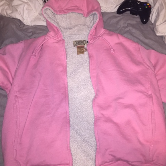 "work" hoodie