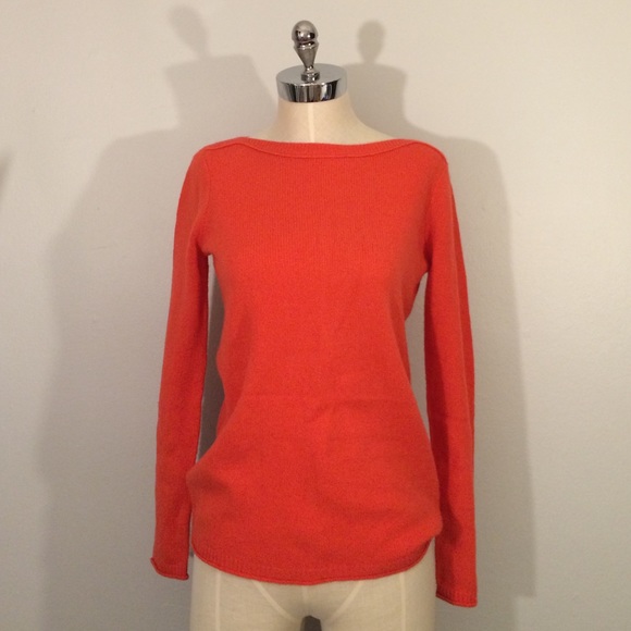 Boat neck long sleeve sweater - Picture 4 of 4