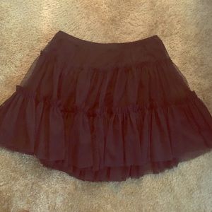 Forever 21 lace ruffle skirt