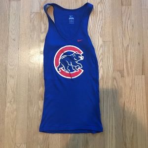Women's Nike Cubs racer back tank top