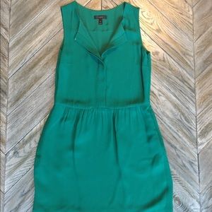 Lovely green J. Crew dress with pockets! Size 0
